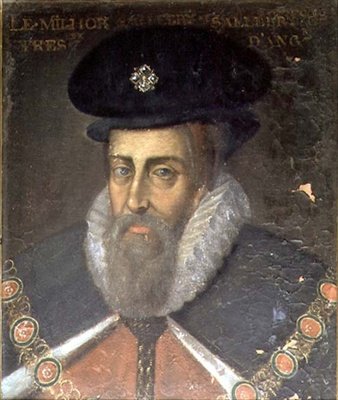 Retrato de Robert Cecil (c.1563-1612) 1er Conde de Salisbury y 1er Vizconde Cranborne de Jean Monier or Mosnier