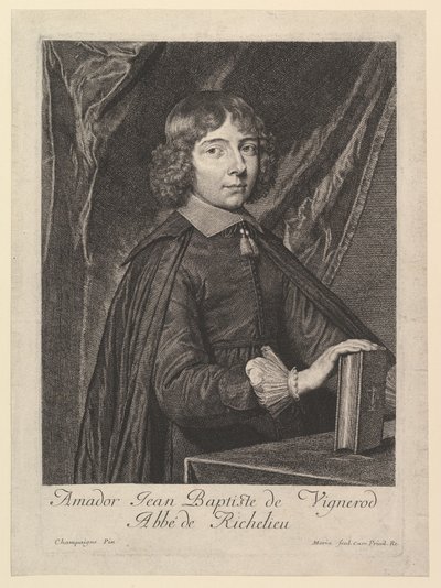 Amador Jean-Baptiste de Vignerod, abate de Richelieu de Jean Morin