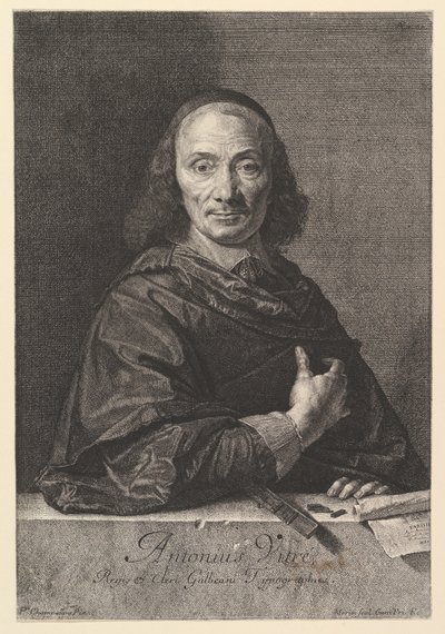 Antoine Vitre, tipógrafo del rey de Jean Morin