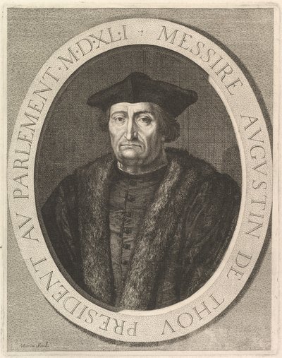 Augustin de Thou, presidente del Parlamento de Jean Morin