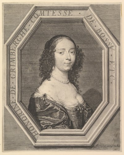 Honorine de Grimberghe, condesa de Bossu de Jean Morin