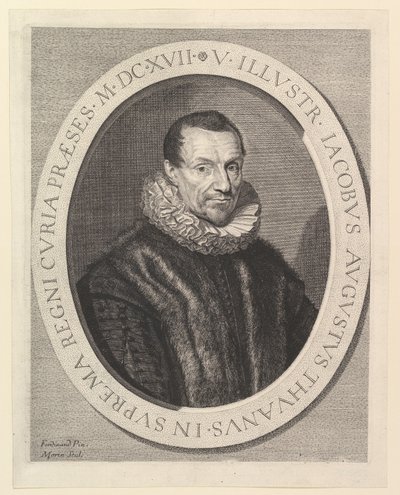 Jacques-Auguste de Thou, primer presidente del Parlamento de Jean Morin