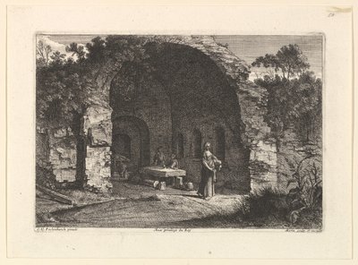La Caffarella o Gruta de Egeria de Jean Morin