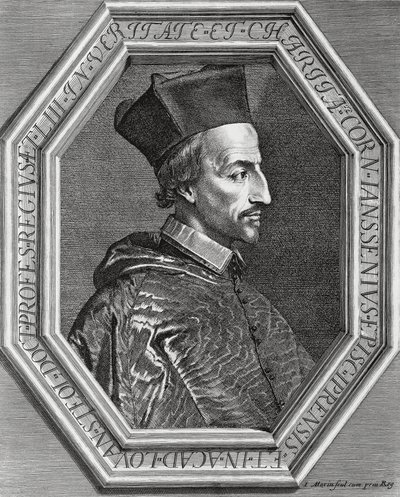 Retrato de Corneille Janssens (Cornelius Jansen de Jean Morin