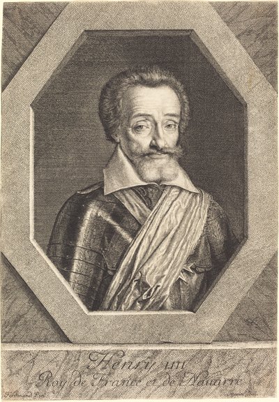 Enrique IV de Jean Morin after Louis Elle I