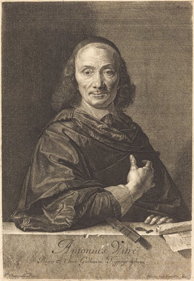 Antoine Vitre de Jean Morin after Philippe de Champaigne