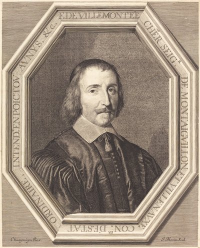 François de Villemontee de Jean Morin after Philippe de Champaigne