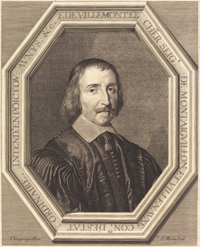 François de Villemontee de Jean Morin after Philippe de Champaigne