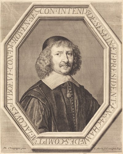 Jacques Tuboeuf de Jean Morin after Philippe de Champaigne
