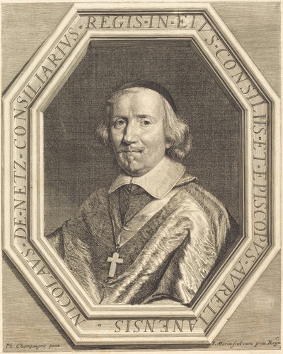 Nicolas de Netz de Jean Morin after Philippe de Champaigne