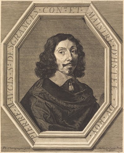 Pierre Maugis de Jean Morin after Philippe de Champaigne