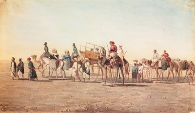 Nuestra Caravana en el Desierto de Jean Nicolas Henri de Chacaton