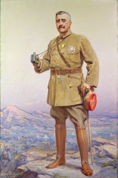 Retrato de Louis-Félix Franchet Esperey (1856-1942), Mariscal de Francia (1832-1942) de Jean Patricot