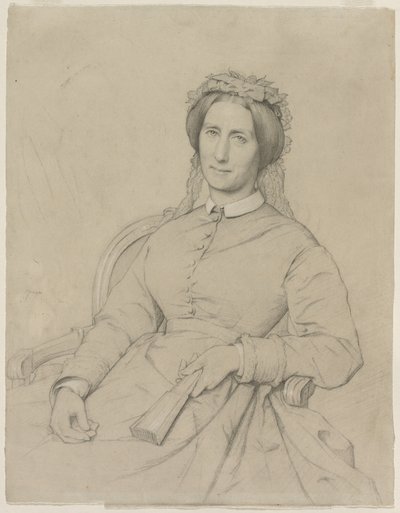 Madame Hippolyte Flandrin Aimée Ancelot, 1869 de Jean Paul Flandrin