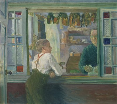 En la tienda de antigüedades, 1897 de Jean Paul Kayser