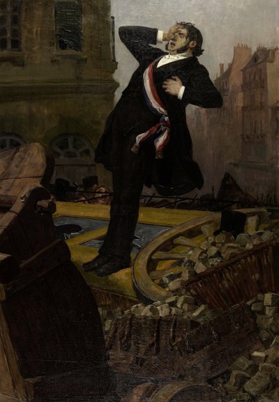 Muerte del diputado Alphonse Baudin el 3 de diciembre de 1851, 1902 de Jean Paul Laurens