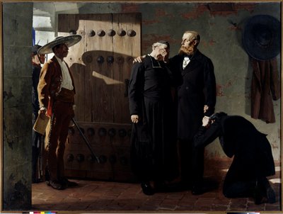 El emperador Maximiliano I de México antes de su ejecución el 19 de junio de 1867 de Jean Paul Laurens