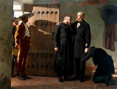 Emperador Maximiliano de México antes de la ejecución, 1882 de Jean Paul Laurens