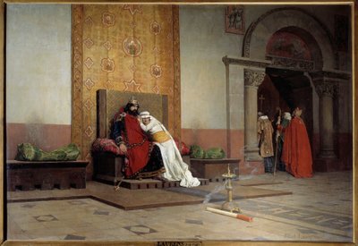 Excomunión de Roberto II el Piadoso en 998 de Jean Paul Laurens