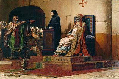 Papa Formoso y Esteban VII, 1870 de Jean Paul Laurens