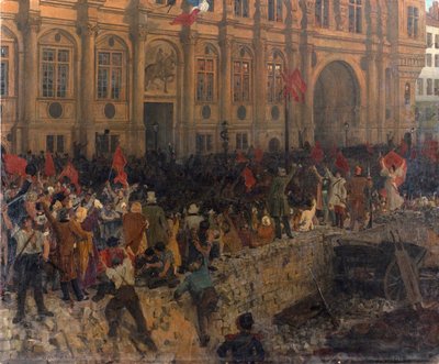 Proclamación de la República el 24 de febrero de 1848, c. 1902 de Jean Paul Laurens