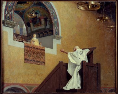 San Juan Crisóstomo (349-407) y la Emperatriz Eudoxia (? 404) de Jean Paul Laurens