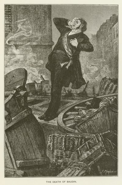 La muerte de Baudin de Jean Paul Laurens
