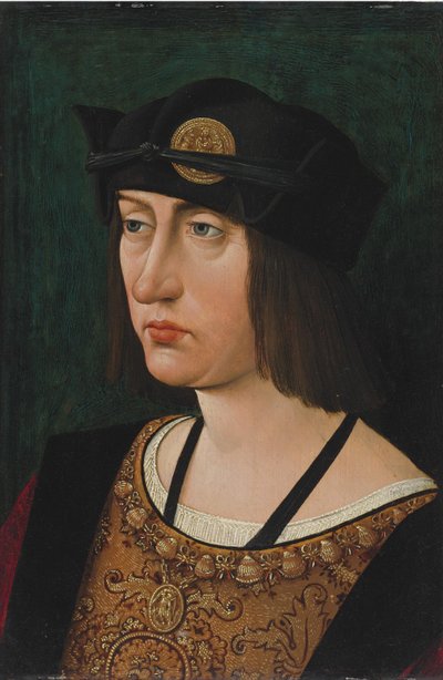 Retrato de Luis XII, Rey de Francia 1498-1515 de Jean Perreal
