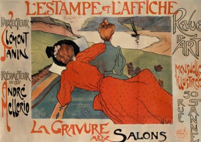 L’ESTAMPE ET L’AFFICHE / LA GRAVURE AUX SALONS de Jean Peske