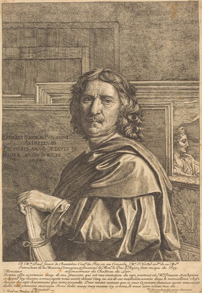 Nicolas Poussin de Jean Pesne after Nicolas Poussin