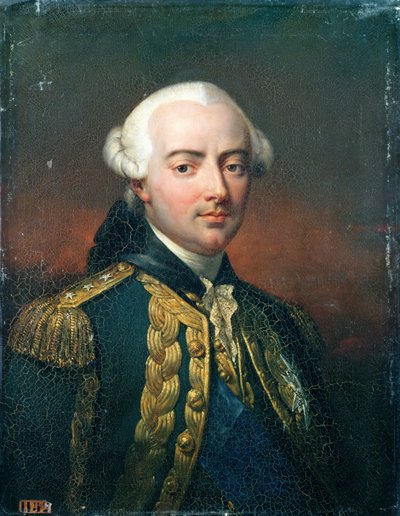 Retrato de Charles Henri (1729-94) Conde de Estaing de Jean Pierre Franque