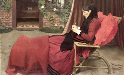 Retrato de mi madre, 1902 de Jean Pierre Laurens
