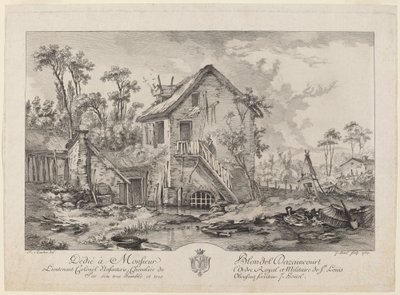 Corral de Jean Pierre Louis Laurent Hoüel after François Boucher