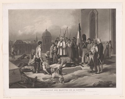 Entierro de las víctimas de la Revolución de Julio
Inhumación de los Mártires de la Libertad (título en el objeto) de Jean Pierre Marie Jazet