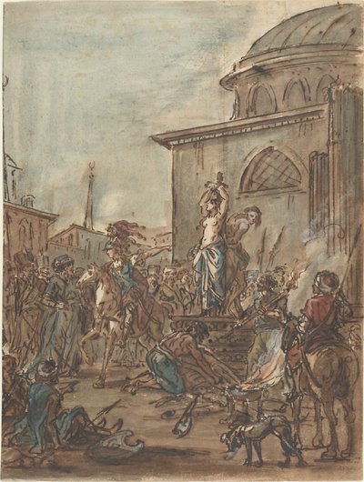 Olindo y Sofronia salvados por Clorinda de Jean Pierre Norblin