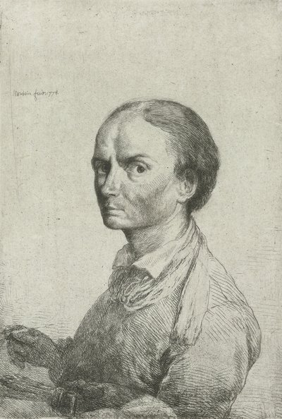 Autorretrato de Jean Pierre Norblin de la Gourdaine de Jean Pierre Norblin de La Gourdaine