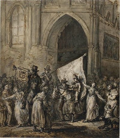 Escena de la Revolución de Jean Pierre Norblin de La Gourdaine