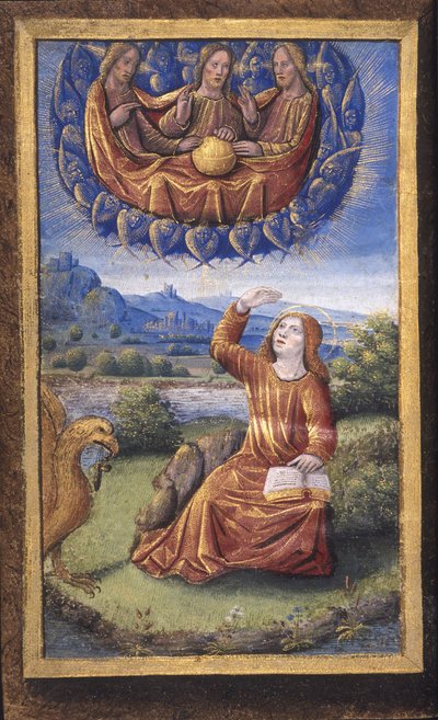 La Santísima Trinidad de Lettres bâtardes, ca. 1490-1510 de Jean Poyet