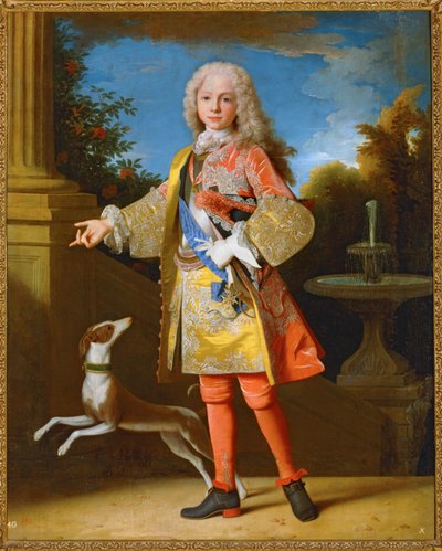 Fernando VI de España de niño ... (pintura sobre lienzo) de Jean Ranc