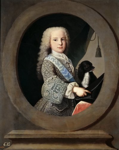 Luis Antonio Jaime de España 1727-1785, el Infante Cardenal, 1731 de Jean Ranc