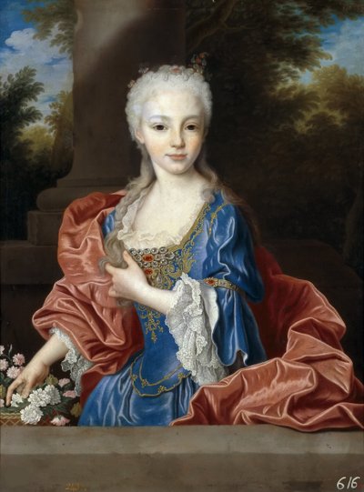 Mariana Victoria de España 1718-1781, antes de 1725 de Jean Ranc