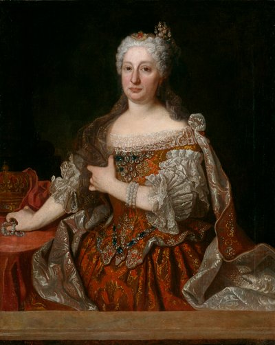 Retrato de la Archiduquesa María Ana de Austria (1683-1754), Reina de Portugal de Jean Ranc