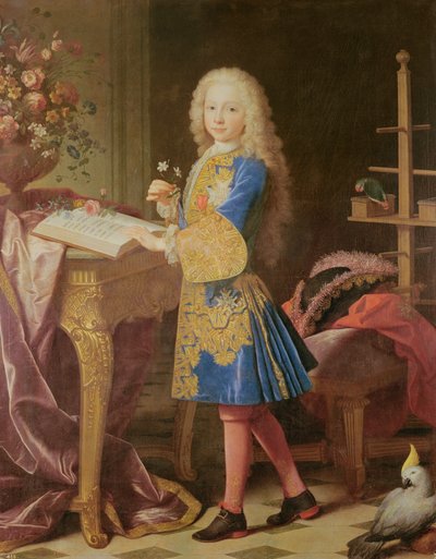 Retrato de Carlos de Borbón, c.1725-35 de Jean Ranc