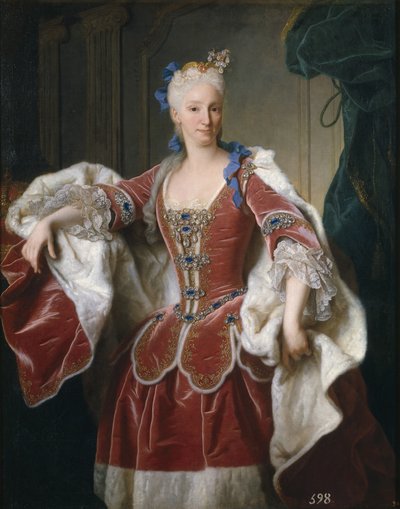 Retrato de Isabel de Farnesio, Reina consorte de España, 1723 de Jean Ranc
