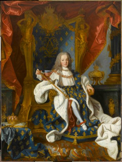 Retrato de Luis XV 1710-1774 rey de Francia, a la edad de 9 años, 1719 de Jean Ranc