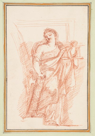Figura alegórica de la Justicia con fasces de Jean Robert Ango