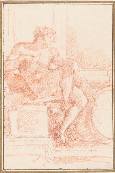 Ignudo del techo de la Capilla Sixtina de Jean Robert Ango