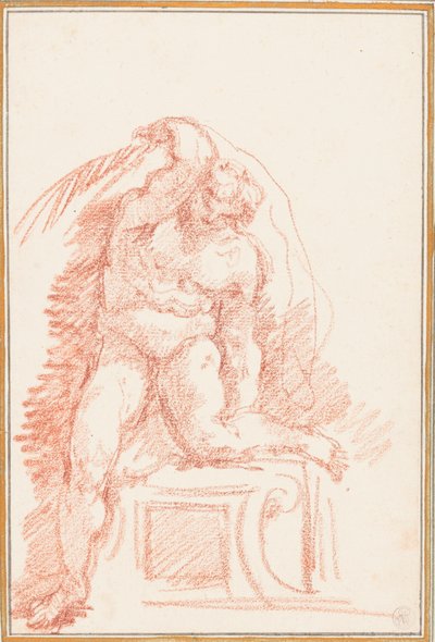 Ignudo del techo de la Capilla Sixtina de Jean Robert Ango
