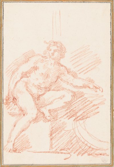 Ignudo del techo de la Capilla Sixtina de Jean Robert Ango