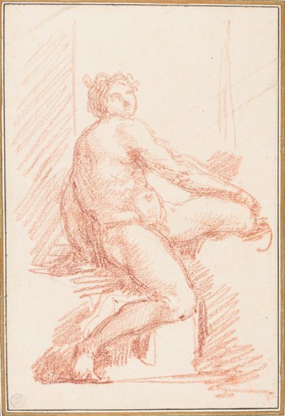Ignudo del techo de la Capilla Sixtina de Jean Robert Ango